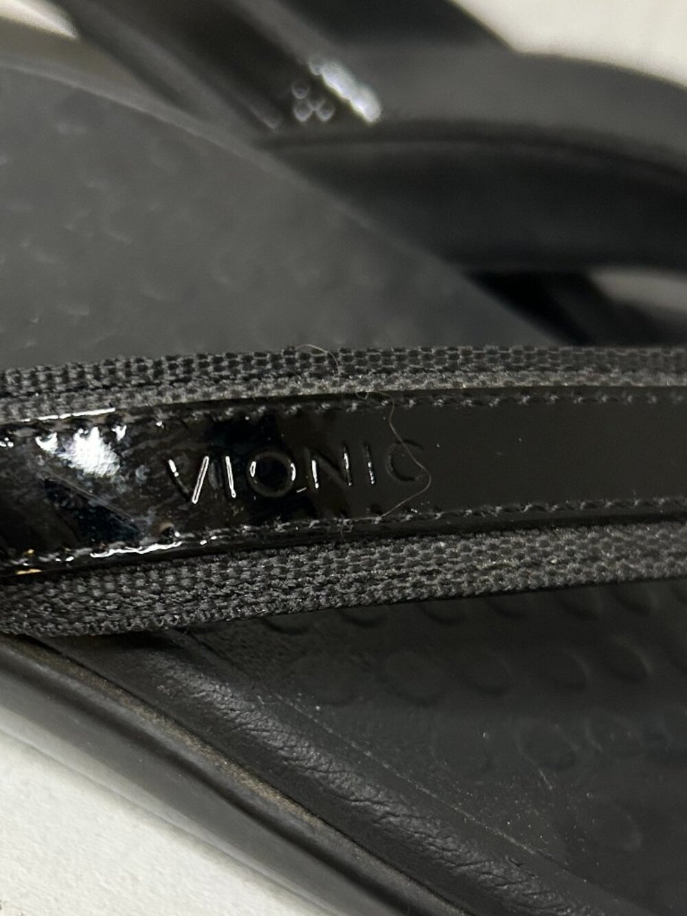 Women’s Vionic Tide II Toe Post Thong Sandals Black Size 9 - Picture 4 of 7